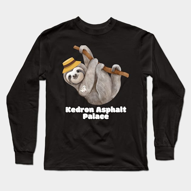 Tatted Sloth Long Sleeve T-Shirt by Kedron Asphalt Palace